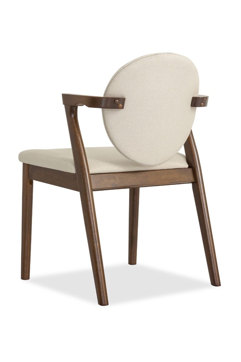 Ronny Arm Dining Chair – Walnut