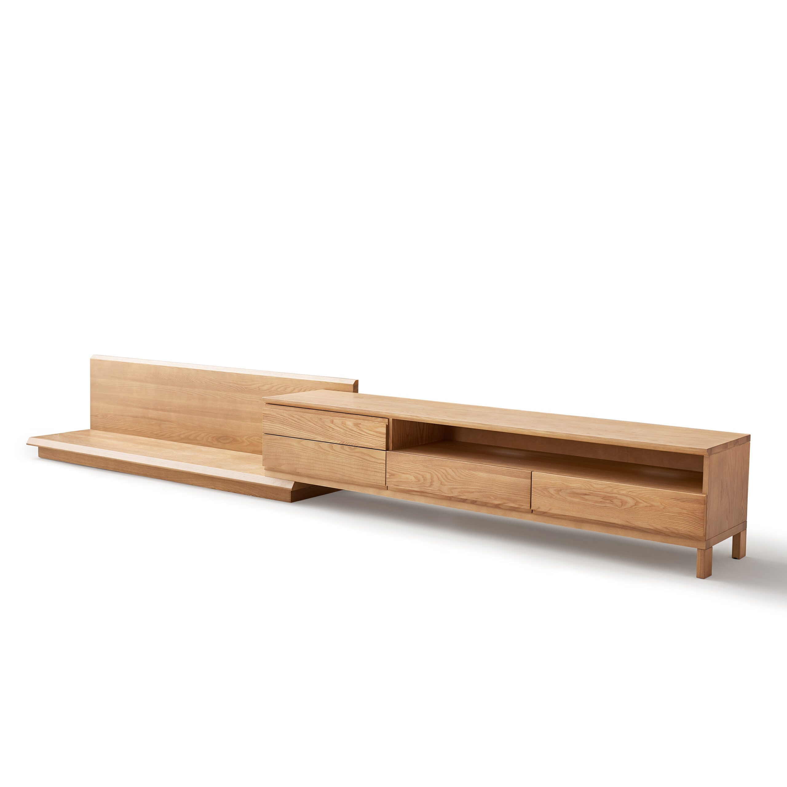 Ademaro Solid Wood TV Console