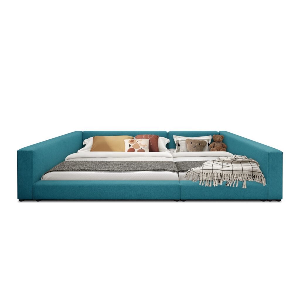 Clara Kids Friendly Family Bed Frame Set (Queen and Single)