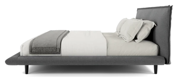 Arden Carbon Gray Fabric Bedframe