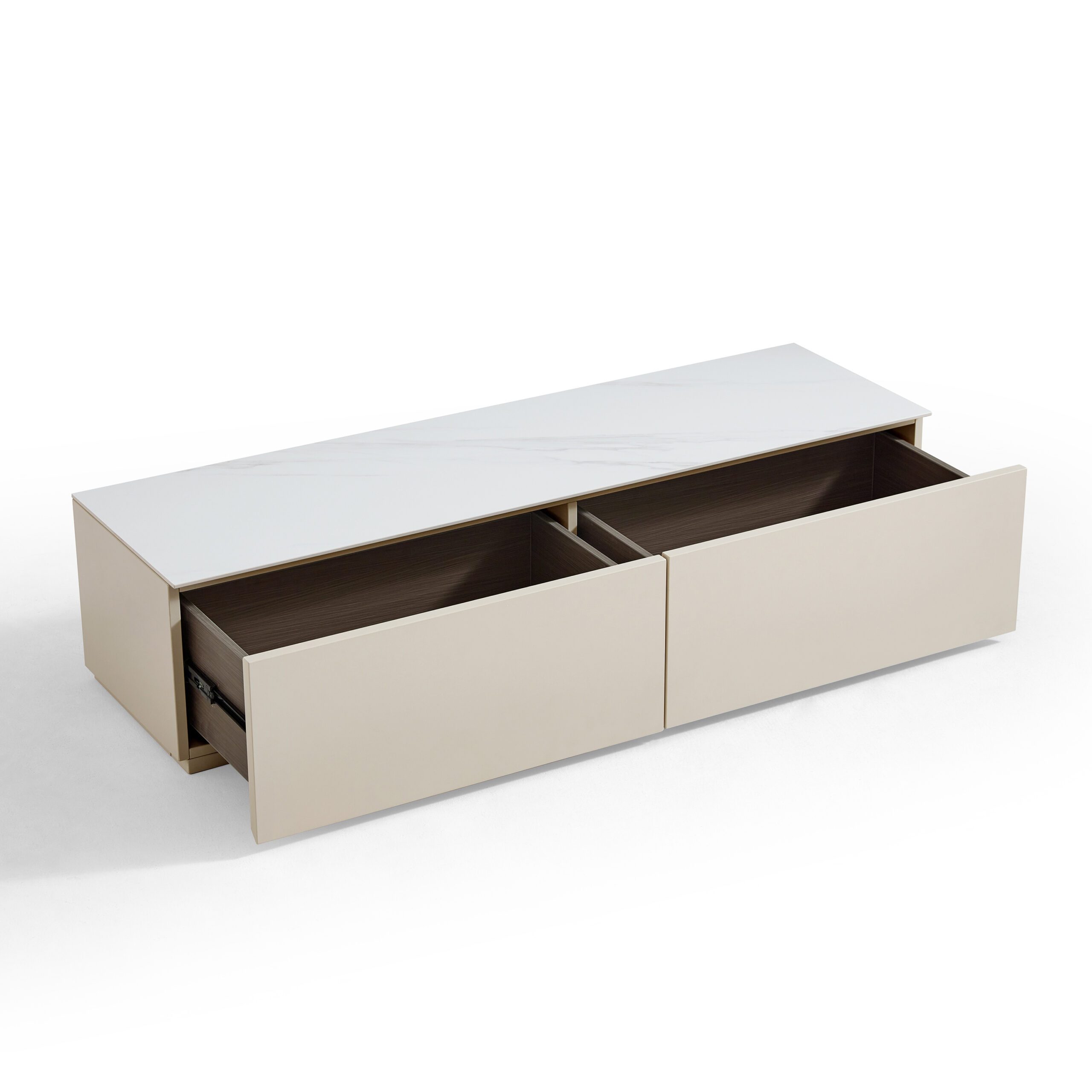 Aghil 2.0M Sintered Stone TV Console – Grey