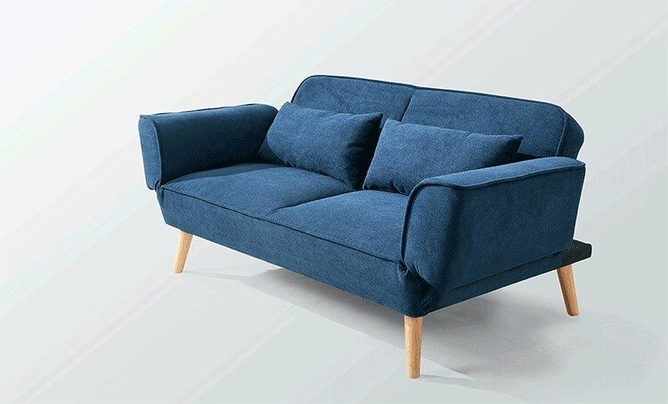 Myrin Convertible Sofa Bed – Flannel Upholstery
