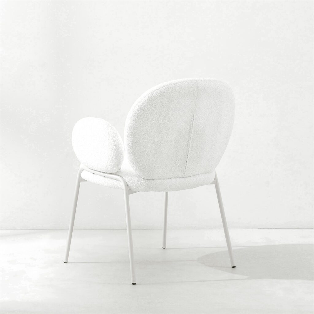 Dantel Sherpa Fabric Armchair